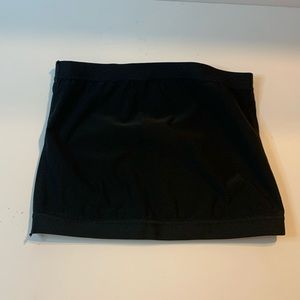 Sauna Sweat Belt Weight Loss Activewear Black Inside Silver Size L New